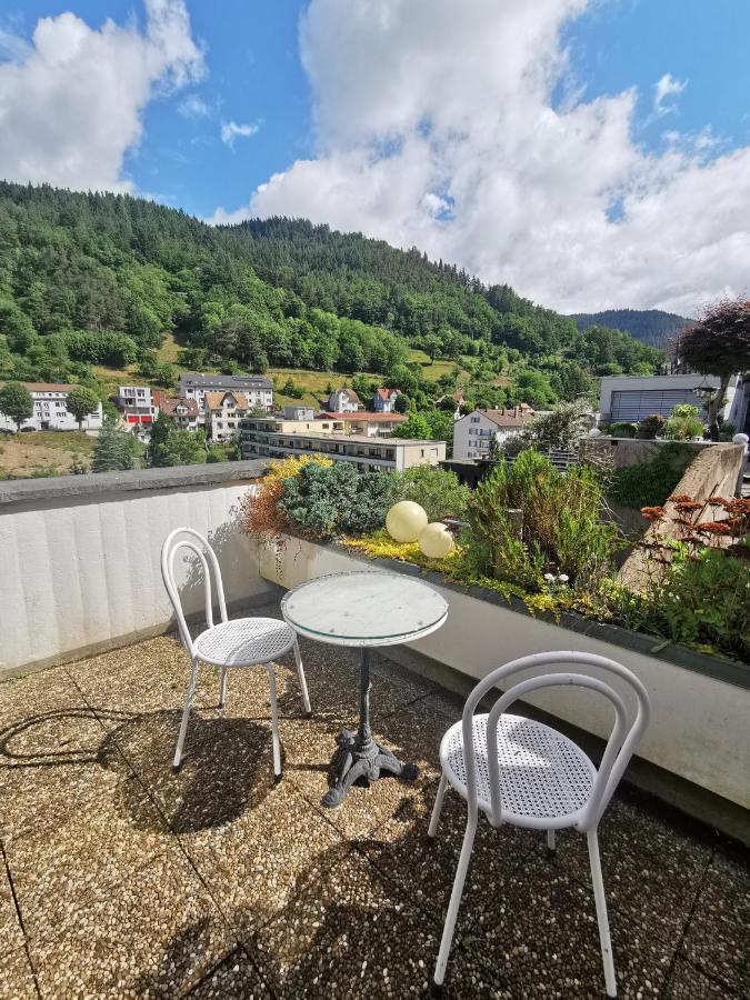 Terrassenwohnung Mit Toller Aussicht & Zentrumsnah Hornberg Eksteriør billede